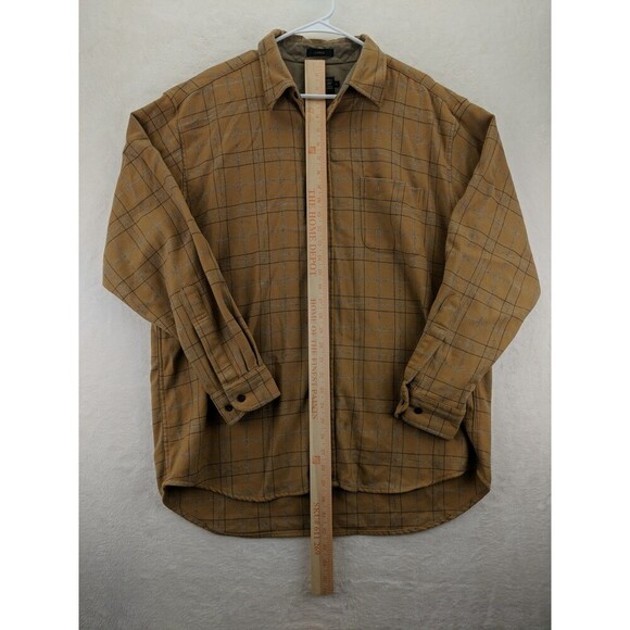 Pendleton "Lodge" 100% Virgin Wool Long Sleeve Button Up Flannel Plaid Mens XL - Picture 2 of 12